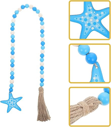 UKCOCO Guirlande De Perles en Bois Guirlande De Perles en Bois Guirlande De Perles en Bois Décoration De Salle De Bain À Thème Hawaïen Décoration Murale À Suspendre Guirlande De - Nail Gallerys