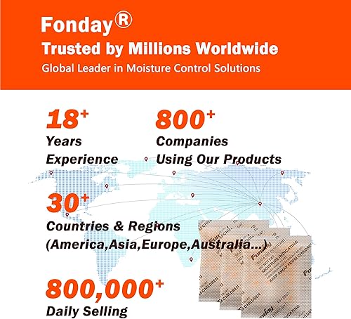 10Gram [30 Packets] Fonday Rechargeable Silica Gel Desiccant Packets Food Grade Fast Reactivate Desiccant Bags Moisture Indicating Orange to Green - Nail Gallerys