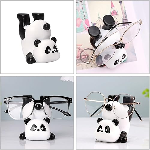 jojobasec Support de lunettes de soleil en résine en forme d'animal - Panda inversé, Repose Lunette - Nail Gallerys
