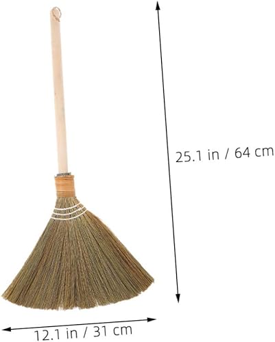 TOBBOMEY Balai Maïs Artisanal Avec Manche Détachable Balai Traditionnel Pour Nettoyage Intérieur Et Extérieur Pour Garage Cour Et Salon - Nail Gallerys