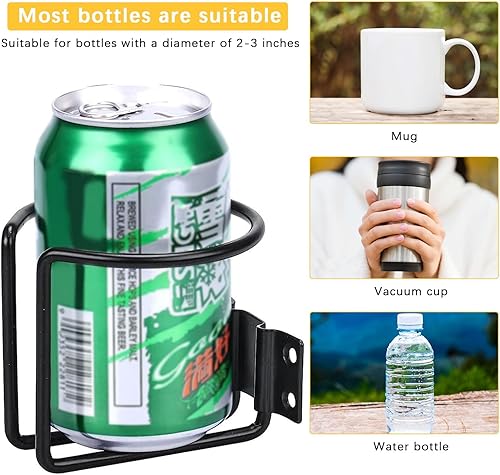 kingsea Lot de 2 porte-gobelets universels en acier inoxydable avec vis, porte-gobelet pour camping-car, bateau, camping-car, bateau, camping-car, camion, cuisine, chambre - Nail Gallerys