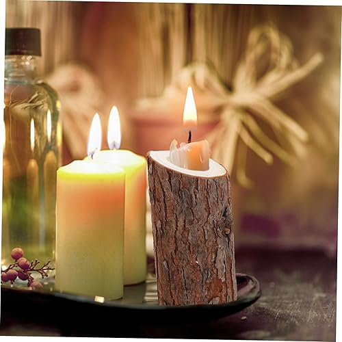 OSALADI Bougeoirs en Bois Robustes Et Élégants Adaptés Aux Mariages Aux Restaurants Et Aux Familles - Nail Gallerys