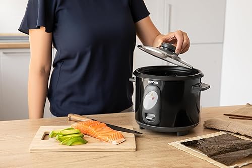SENCOR SRM 1001BK Cuiseur à Riz, 400 W, Noir - Nail Gallerys