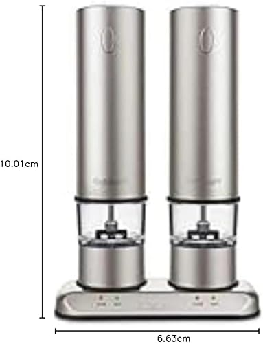 Cuisinart SP-4 Moulin à poivre et sel électrique rechargeable en acier inoxydable brossé - Nail Gallerys