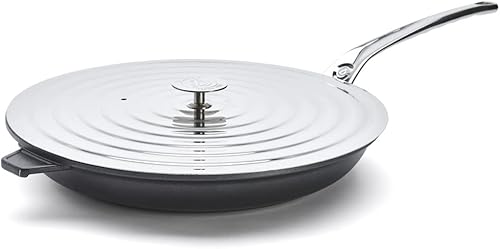 Couvercle spécial poêle en inox Universel ⌀32 cm - De Buyer - Nail Gallerys