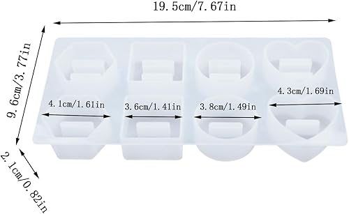 Eterspr Moule Support de Bague Moule, Moule Resine Support de Anneau, Ring Holder Resin Mold Moule, Moules en Silicone pour Présentoirs de Bagues, Bijoux, etc - Nail Gallerys
