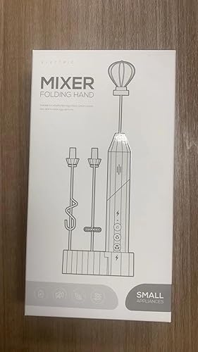 IRIXUDOR Mousseur à lait électrique, Fouet Electrique Pliable Recharge USB-C, Réglable en 3 Vitesses, avec 3 batteurs en Acier inoxydable, pour Café, Matcha, Colacao - Nail Gallerys