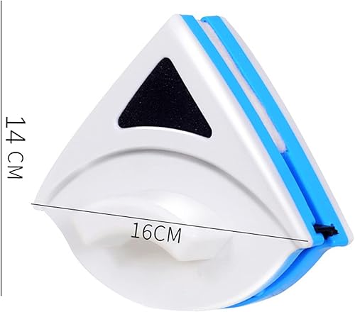 adspow Nettoyeur de vitres magnétique Double Face,Essuie-Glace en Verre Outils de Nettoyage magnétique,pour épaisseur de Verre 3-8 mm Outil de Nettoyage magnétique en Verre,Bleu - Nail Gallerys