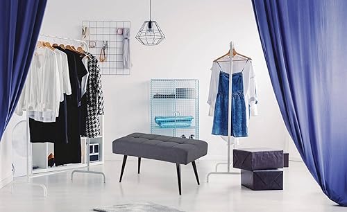 Menzzo Banquette Vanina Tissu Gris Foncé - Nail Gallerys