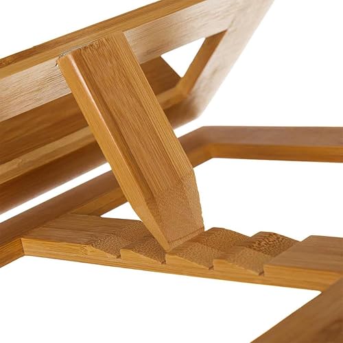 Support pour livres Pupitre Bambou Naturel Pliable 26 X 33 X 22 cm - Nail Gallerys