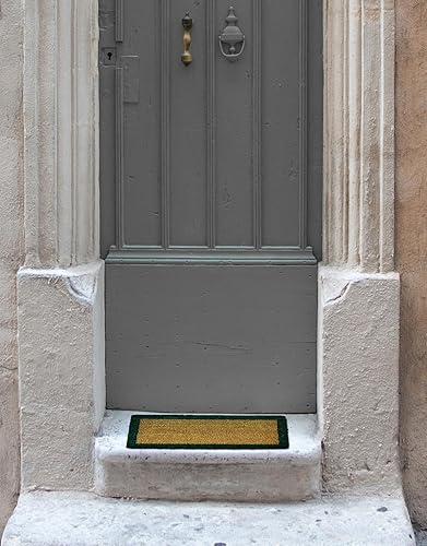 Casatessile Bordo Paillasson de Coco étape 27 X 70 cm. Petit paillasson en Noix de Coco sur Marche extérieure - Marrone - Nail Gallerys