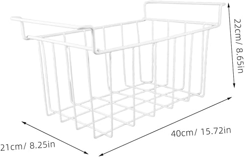 SMASOLO Panier de Rangement pour Congélateur Accessoire de Rangement Fil Métallique pour Congélateur Coffre Organisateur Design Étagé - Nail Gallerys