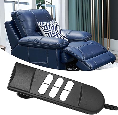 Haofy Universel Réglable Lit À Distance, 6 Bouton 5 Broches À Distance Combiné Canapé Contrôleur Inclinable Télécommande de Remplacement, 6.7x2.4x2.2 Pouces - Nail Gallerys