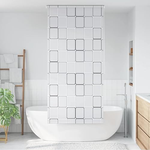 vidaXL Store Roulant de Douche 80x240 cm Carré Rideaux de Douche Salle de Bain - Nail Gallerys
