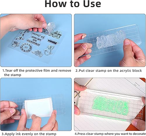 Lot de 6 tampons en silicone pour Pâques - Transparent - Pour Pâques - Lapin - Œufs de Pâques - Tampon en silicone - Printemps - Pour bricolage, bullet journal, scrapbooking, album photo - Kit de - Nail Gallerys