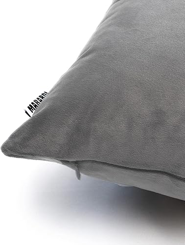 MARARDI Pack de 2 Housses de Coussin en Velours Doux [Confiture] 45x45cm avec [Fermeture Éclair Invisible] Décoratif Lit Sofa Chaise Chambre Cuisine Jardin Salle et Bureau - Nail Gallerys