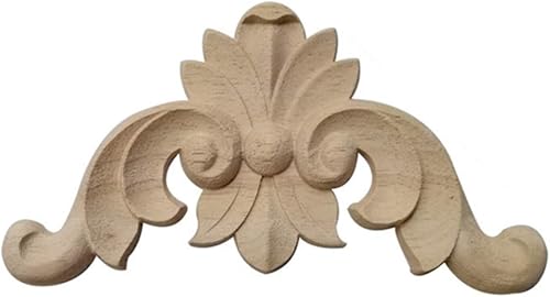 EXCEART Applique Onlay d'angle 12 Pcs Bois Sculpté Décalque Coin Incrustation Applique Décoratif Applique Fleur Meubles Décorations pour La Maison Appliques Décoratives pour Meubles - Nail Gallerys