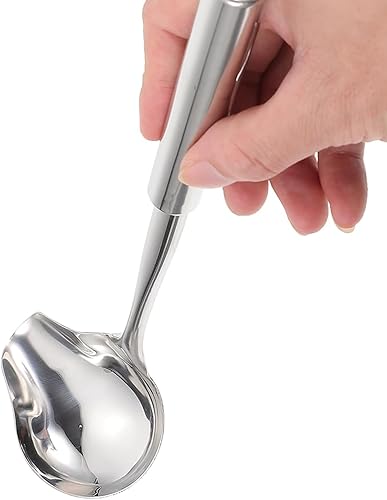 2 Pièces Cuillère Sauce à Long Manche, Cuillères à Sauce En Acier Inoxydable, Cuillère à Sauce Inox Pour Sauces, Acier Inoxydable, Peut Être Utilisé Pour Remuer Ou Ramasser Des Sauces, Des Soupes - Nail Gallerys