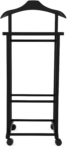 Compactor Hector RAN11619 Lot de 2 porteurs en bois, couleur noir, 28,5 x 43 x 97 cm, fabriqué en Italie - Nail Gallerys