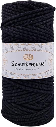 Cordon en Coton Tressé 3 mm, 100 m - 46 Couleurs, Fil de Macramé de Qualité Supérieure (Écru) - Nail Gallerys