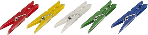 WENKO Pince a Linge,Pince a Linge, Lot de 50 Pinces à Linge extérieur, Couleur Lot de 50 Pinces à Linge extérieur, Couleur - Nail Gallerys
