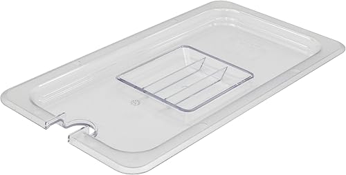 AcMax Lot de 6 couvercles en polycarbonate avec découpe GN 1/3 - Récipient gastronorm - Récipient gastronorm en plastique - Nail Gallerys