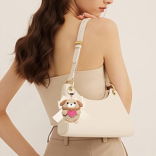 Yeory Kit d'animaux Crochet pour débutants, kit de Chien Crochet, kit d'animaux au Crochet, kit de Chien en Crochet Marron, kit de Crochets pour débutants - Nail Gallerys