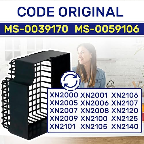 Poubelle Capsule pour Cafetières à Capsules avec le Code Original MS-0059106 pour Krups pour Nespresso Essenza XN - MADE IN SWITZERLAND - Garantie de 10 Ans - MONTERAL - Nail Gallerys