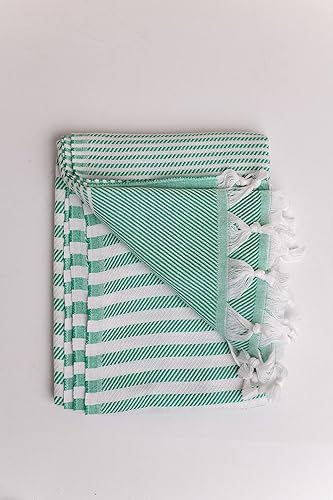 Questo Casa 100% Coton Peshtemal, Pestemal, Turc Hammam Serviettes, Pareo, Fouta, Super Absorbant et Séchage Rapide Serviettes pour Hammam, Bain, Sport, Plage, 97X170 Cm - Nail Gallerys