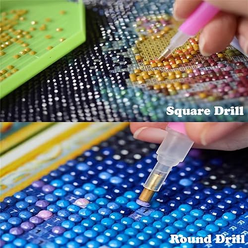 Diamond Painting Kit Adulte, DIY 5D Écureuil jaune Diamant Painting Kits Enfant, Débutant Peinture Diamant Set Complet Carrés Strass Point de Croix Art Painting pour Décoration Murale 25x30cm H1370 - Nail Gallerys