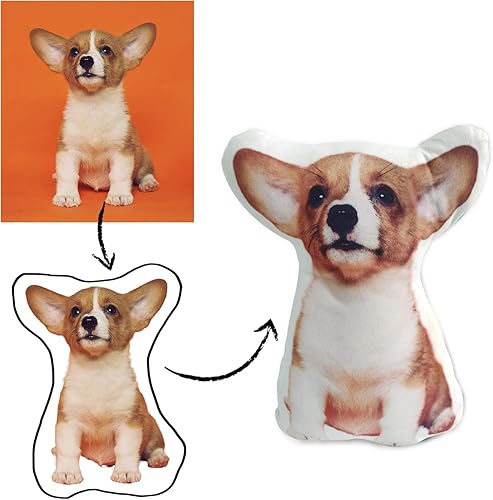Coussin Personnalisé Photo Coussin avec Photo Oreiller de Chat Chien de Compagnie 3D Personnalisable Recto-Verso - Cadeau Créatif pour Famille, Couples & Amis（35cm - Nail Gallerys