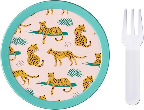 Mepal - Fruitbox Campus - Boîte à gouter pour enfants - Lavable au lave-vaisselle et convient au micro-ondes - Sans BPA - 300 ml - Wild Horse - Nail Gallerys