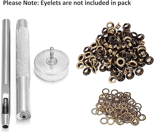 Trimming Shop Lot de 3 perforateurs Creux de 2 mm Base, poinçon et œillet, Outil de Fixation Durable, Essentiel pour Le Bricolage, la Maroquinerie, Les Sacs à Main, Les Chaussures - Nail Gallerys