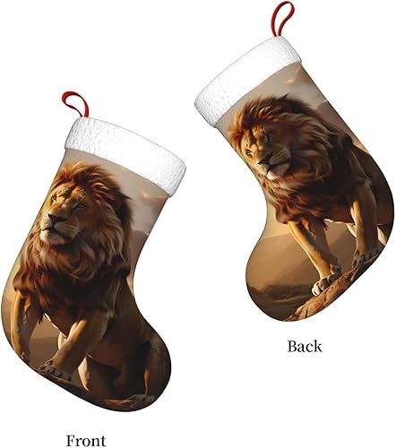 YYHHAOFA Chaussette de décoration de Noël – Parfait pour Halloween, les fêtes et la décoration de bureau Imprimé Le Roi Lion - Nail Gallerys