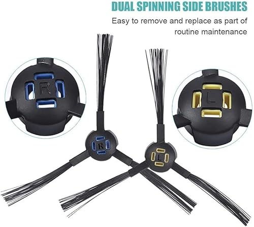 6 brosses latérales pour ZACO A10 Améliorez votre routine de nettoyage avec la compatibilité ILIFE - Nail Gallerys