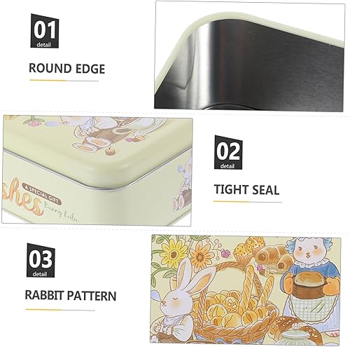 Boîte De Rangement Métal Décorative Pour Biscuits Et Bonbons Boîte Tôle Alimentaire Pour Stockage De Friandises Design Festif - Nail Gallerys