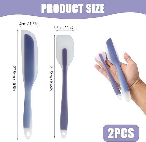 Jecdfs 2 pièces spatules flexibles en silicone ustensiles de cuisine silicone, pour Thermomix TM6 TM5 TM31, pour le pot de mélange, la cuisson, la cuisine - Silicone de qualité alimentaire - Nail Gallerys
