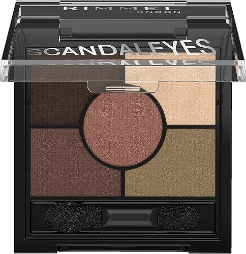 Rimmel Glam Eyes HD 22 Brixton Brown Ombre à paupières cosmétiques, multicolore, unique - Nail Gallerys