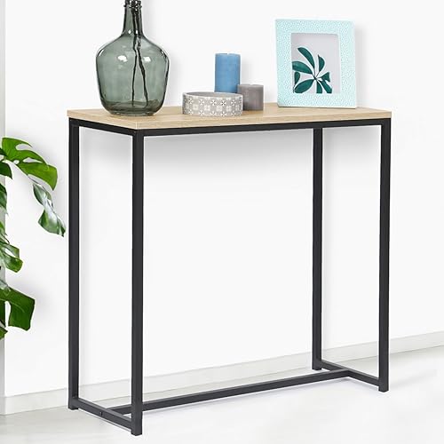 IDMarket - Console Detroit Design Industriel Brown - Nail Gallerys