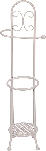 Galileo Porte-Rouleau Papier Toilette en Fer, Blanc, Esté - Nail Gallerys