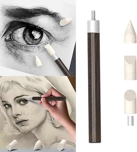 OralGos Stylo de mélange d'artiste avec pointe estompée et papier de verre pour croquis, dessin au crayon - Nail Gallerys