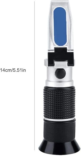 0-90% Brix Meter Réfractomètre Portable Mesure De La Teneur en Sucre pour La Lait À La Bière Jus De Fruits Sucre De Sucre Mètre - Nail Gallerys