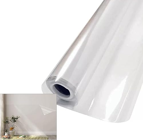 Film de protection mural transparent électrostatique pour animaux domestiques et enfants Application facile Autocollant mural électrostatique - Nail Gallerys