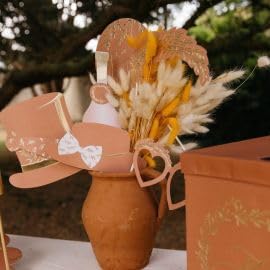 Kit Photobooth Mariage Terracotta et Or - Nail Gallerys