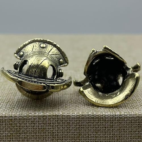 Perles De Lanière De Couteau Perles De Paracorde Perles De Balle, Breloque en Cuivre Moulé De Crâne De Casque Vintage pour Accessoires De Paracorde Breloques Perles - Nail Gallerys