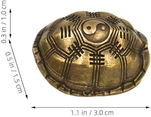 Luxshiny 1 Ensemble Pendentif Carapace De Tortue De Divination Divination Carapace De Tortue Divination Carapace De Tortue Orner Décor Carapace De Tortue Pièce Ancienne Chinoise Pièce - Nail Gallerys