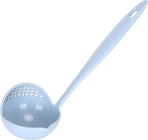 Retoo Écumoire en silicone, résistante à la chaleur jusqu'à 270 °C, passe au lave-vaisselle, cuillère avec poignée ergonomique, douce pour casseroles enduites, ustensile de cuisine 33 cm - Nail Gallerys