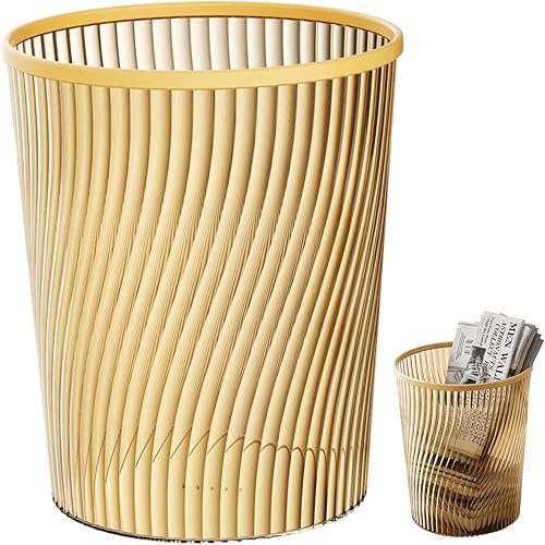 Pastoralist Poubelle dorée, Poubelle de 8, 4x9, 8 Pouces - Nail Gallerys