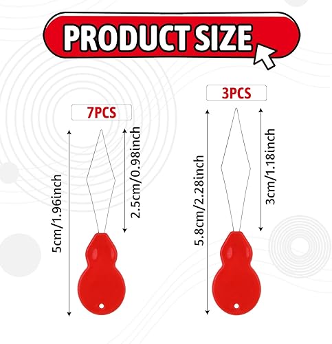 AHQiZFX Lot de 10 enfile-aiguilles pour aiguilles à coudre, en plastique, enfile-aiguille automatique, machine à main, accessoires pour machine à coudre - Nail Gallerys