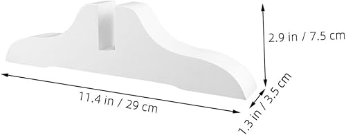 MUCKLILY Lot De 3 Pieds De Séparation Pliables en Bois Blanc - Nail Gallerys